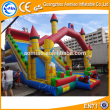 2016 Commercial Giant Inflatable Slide , Large Inflatable Dry Slide For Kids